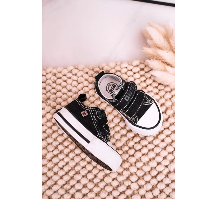 Dětské Tenisky Na Suchý Zip BIG STAR model 21545391 Černé - Big Star Shoes Dětské Tenisky Na Suchý Zip BIG STAR model 21545391 Černé - Big Star Shoes