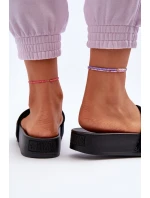 Dámské sandály na platformě z semiše Big Star model 21655540 černé - Big Star Shoes Dámské sandály na platformě z semiše Big Star model 21655540 černé - Big Star Shoes