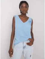 Dámský top DHJ TP model 17355622 světle modrá - FPrice