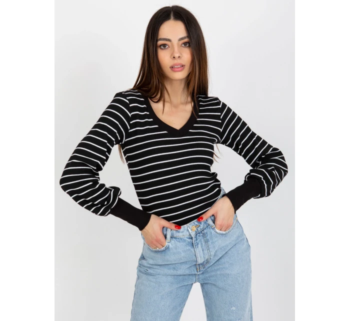 Dámská halenka RV BZ 8613.15x černobíle - FPrice