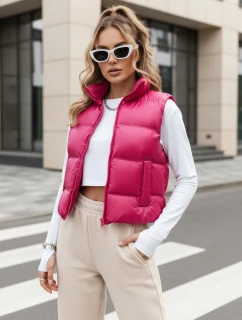 Dámská sportovní vesta RASBERRY BUSH fuchsia FashionStreet TY3808