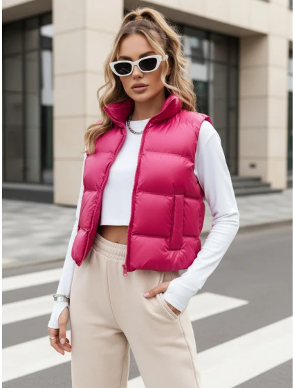 Dámská sportovní vesta RASBERRY BUSH fuchsia FashionStreet TY3808 Dámská sportovní vesta RASBERRY BUSH fuchsia FashionStreet TY3808