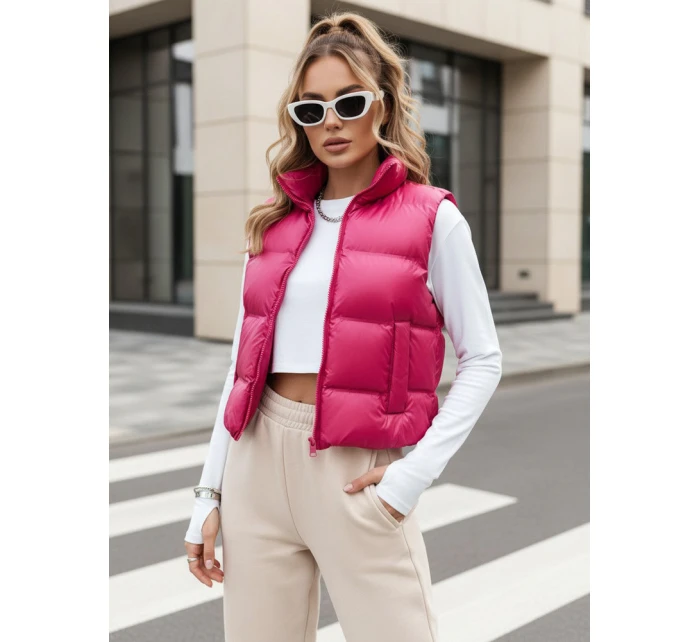 Dámská sportovní vesta RASBERRY BUSH fuchsia FashionStreet TY3808 Dámská sportovní vesta RASBERRY BUSH fuchsia FashionStreet TY3808