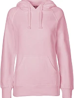 Neutral O 83101 Dámská mikina s kapucí z bio bavlny 77.8311 light pink