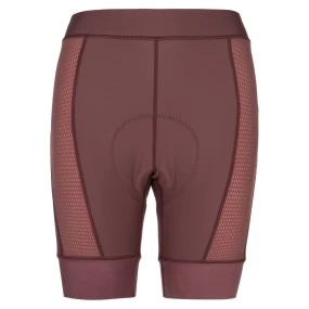 Dámské cyklistické kraťasy Pressure-w tmavě červená - Kilpi