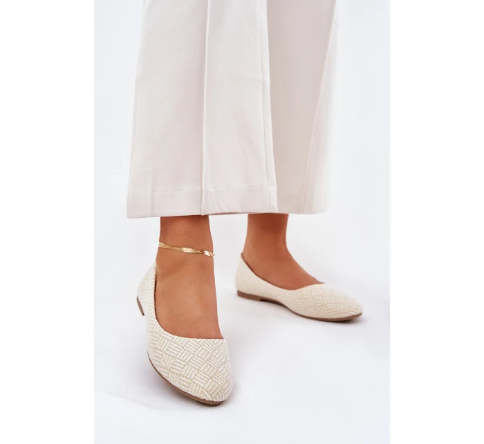 Dámské Ploché Baletky S Zlaté model 21689082 - Boto