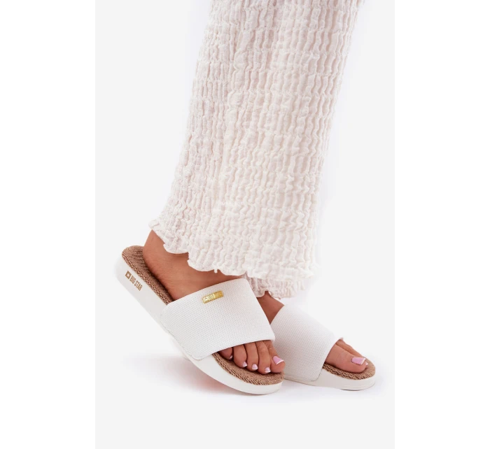 Dámské Pantofle Big Star RR274A103 Bílé Dámské Pantofle Big Star RR274A103 Bílé