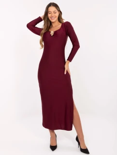 Sukienka IT SK model 21319867 bordowy - FPrice