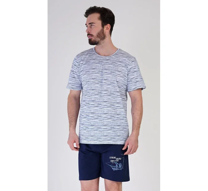 Pánské pyžamo šortky Regata Pánské pyžamo šortky Regata