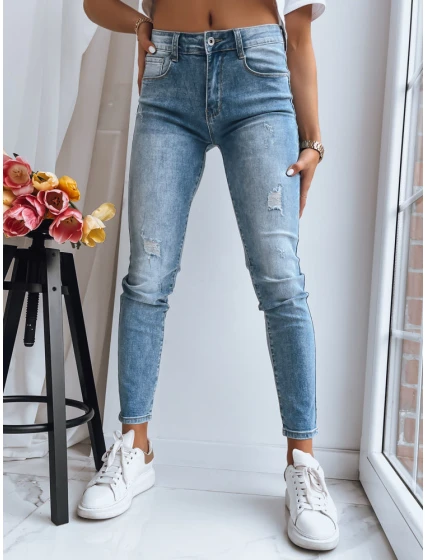 Dámské kalhoty MOVE ON modré FashionStreet UY1392