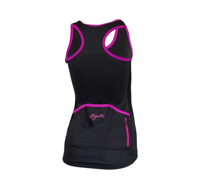 Rogelli dámský top Abbey black/pink S Rogelli dámský top Abbey black/pink S