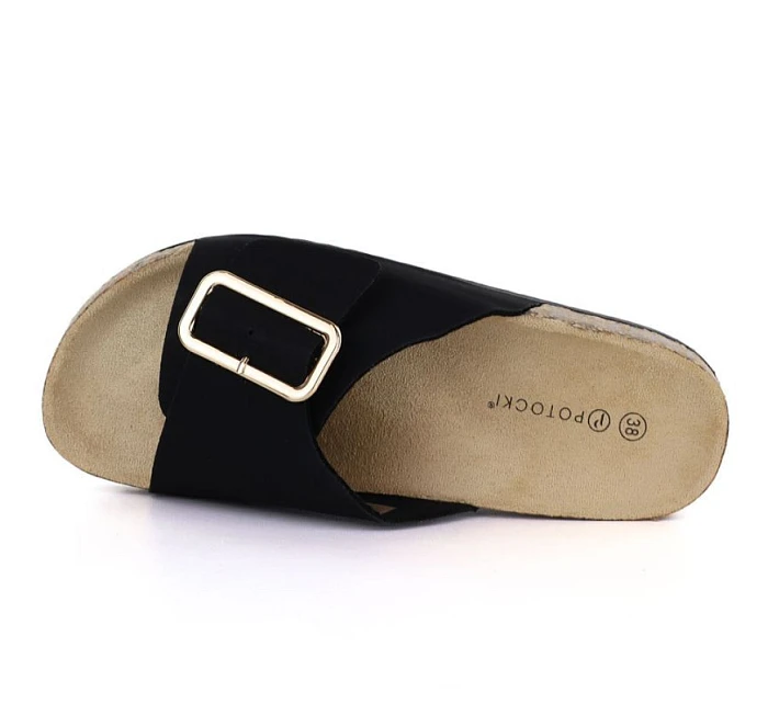 Dámské plážové žabky černé model 22116473 - Potocki