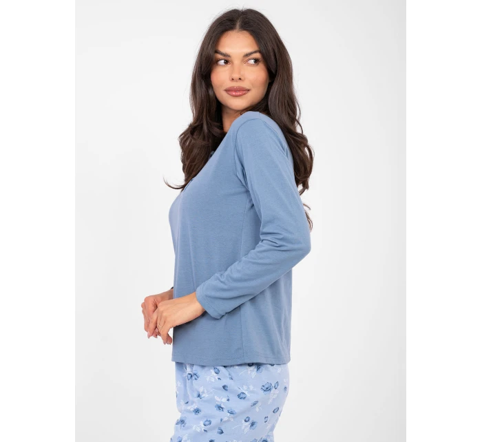 Pyžamo DU PI FP 007.69 šedomodré