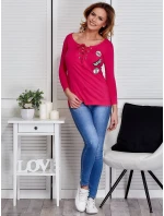 Halenka CZ BZ model 17355367 fuchsiová - FPrice