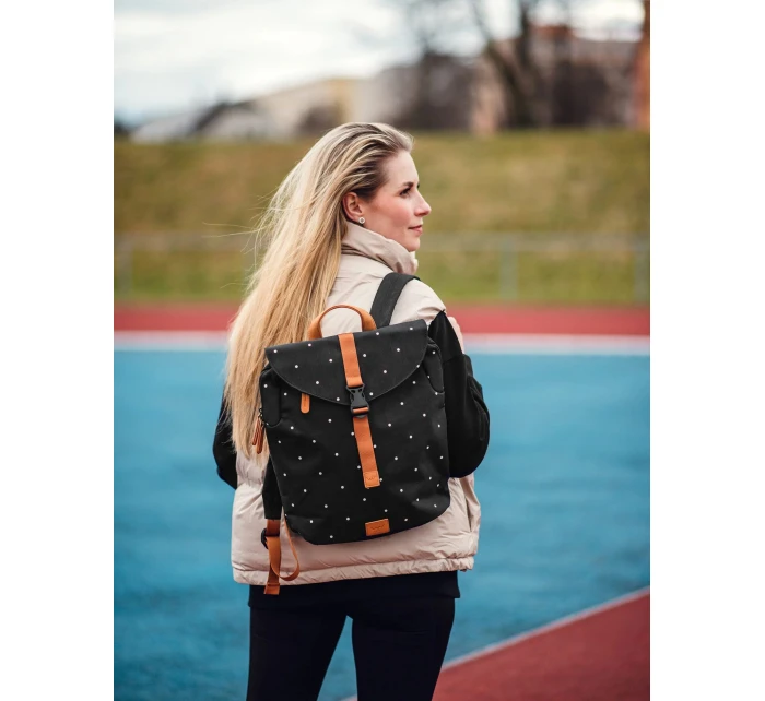 Městský batoh VUCH Corbin Dotty Black