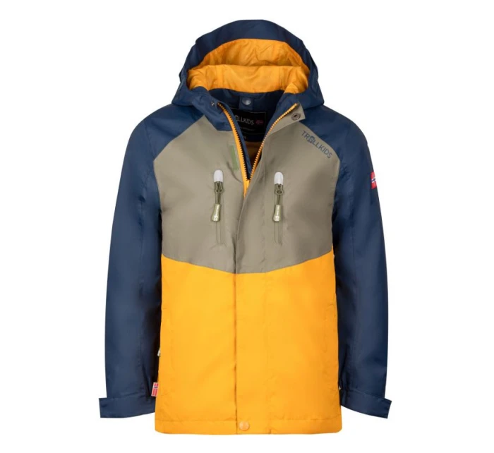 Dětská nepromokavá bunda  3v1 pro žlutá model 21363885 - Trollkids