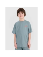 Chlapecké tričko oversize s potiskem 4F 4FJWSS25TTSHM1914-46S Chlapecké tričko oversize s potiskem 4F 4FJWSS25TTSHM1914-46S