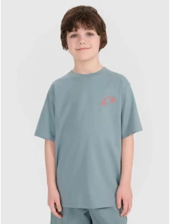 Chlapecké tričko oversize s potiskem 4F 4FJWSS25TTSHM1914-46S