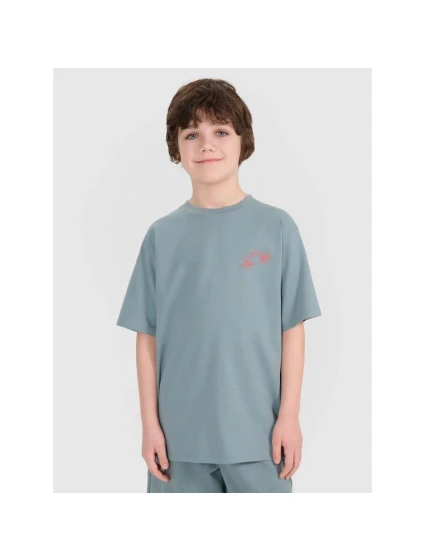 Chlapecké tričko oversize s potiskem 4F 4FJWSS25TTSHM1914-46S Chlapecké tričko oversize s potiskem 4F 4FJWSS25TTSHM1914-46S