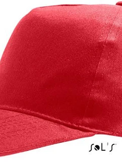 SOL'S Sunny Kids Dětská 5 panelová kšiltovka model 22525368 red