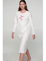 Noční košile s dlouhými rukávy model 18938371 - Vamp