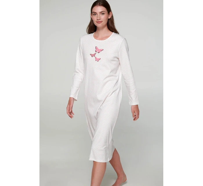 Noční košile s dlouhými rukávy model 18938371 - Vamp