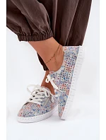 Odkryté polobotky z přírodního semiše stříbrné Kamelia Odkryté polobotky z přírodního semiše stříbrné Kamelia