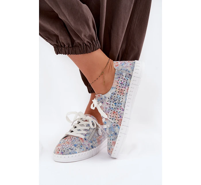 Odkryté polobotky z přírodního semiše stříbrné Kamelia Odkryté polobotky z přírodního semiše stříbrné Kamelia