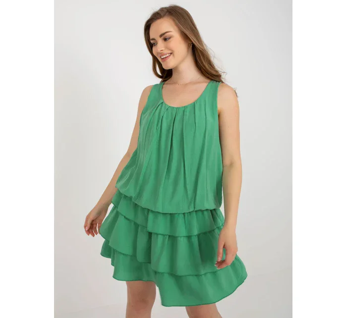TW SK BI 8139 šaty.44 zelená