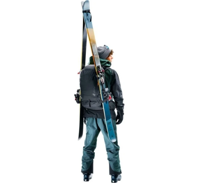 Lyžařský batoh Deuter Freerider Pro 32+10 černý Lyžařský batoh Deuter Freerider Pro 32+10 černý