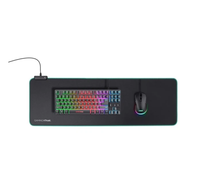 TRUST GXT764 GLIDE-FLEX RGB XXL podložka pod myš