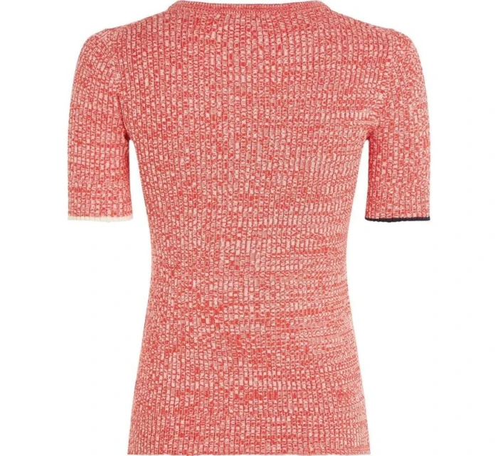 TOMMY HILFIGER DÁMSKÝ SVETR S KRÁTKÝM RUKÁVEM TOMMY HILFIGER DÁMSKÝ SVETR S KRÁTKÝM RUKÁVEM