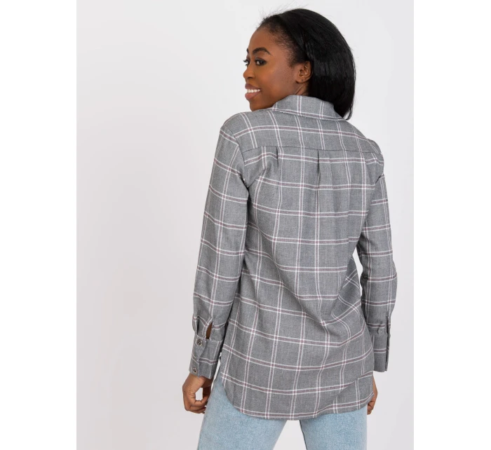 Košile LK KS 508770.49P šedá