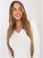 Bluzka RV BZ model 21787984 ecru - FPrice Bluzka RV BZ model 21787984 ecru - FPrice