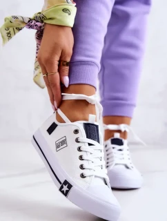 Dámské klasické tenisky Big Star - bílé