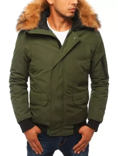 Pánská zimní zelená bunda FashionStreet TX3941