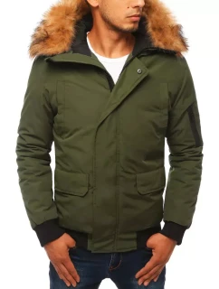 Pánská zimní zelená bunda FashionStreet TX3941