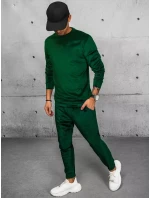 Pánská zelená velurová mikina Dstreet model 21967331 - FashionStreet