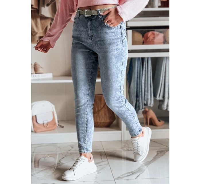 Dámské džínové kalhoty slim fit s páskem blue Dstreet model 21985248 - FashionStreet Dámské džínové kalhoty slim fit s páskem blue Dstreet model 21985248 - FashionStreet