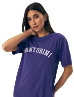 Dámská noční košilka 42675 Nimes blue - HENDERSON