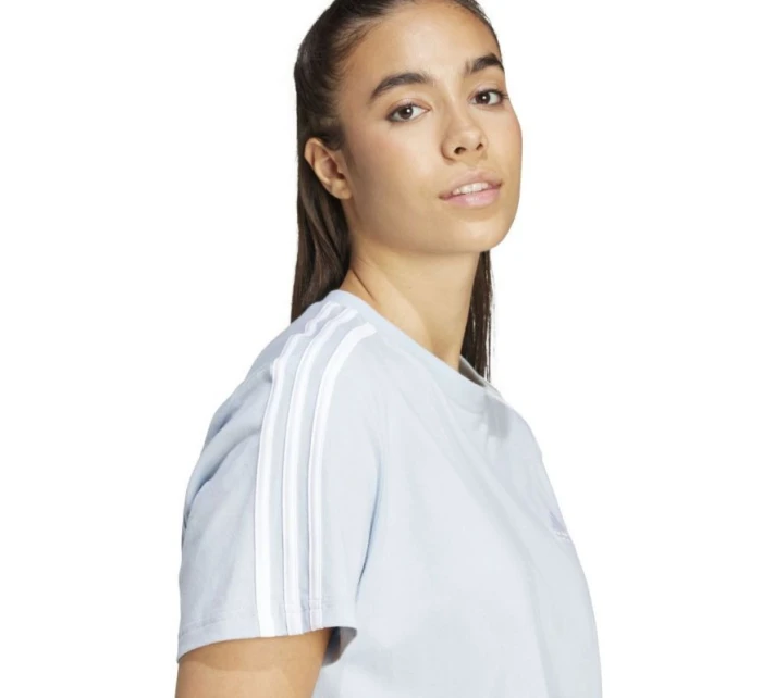 Tričko adidas Essentials 3-Stripes Single Jersey Crop Top W IS1568 Tričko adidas Essentials 3-Stripes Single Jersey Crop Top W IS1568