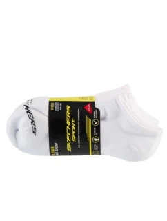 Skechers 6ks Pánské bavlněné ponožky S117809-WHT White 41-46