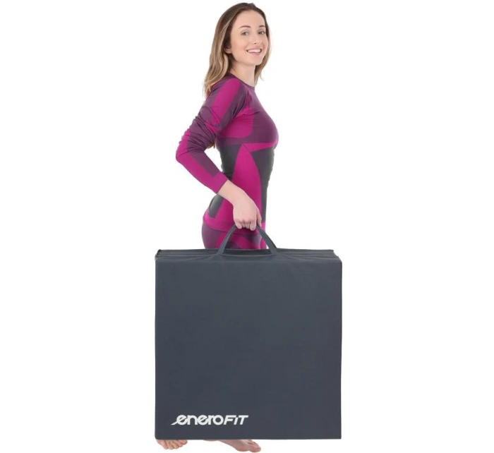 SKLÁDACÍ GYNASTICKÝ MATERIÁL 180x60x5 cm ŠEDÝ ENERO FIT