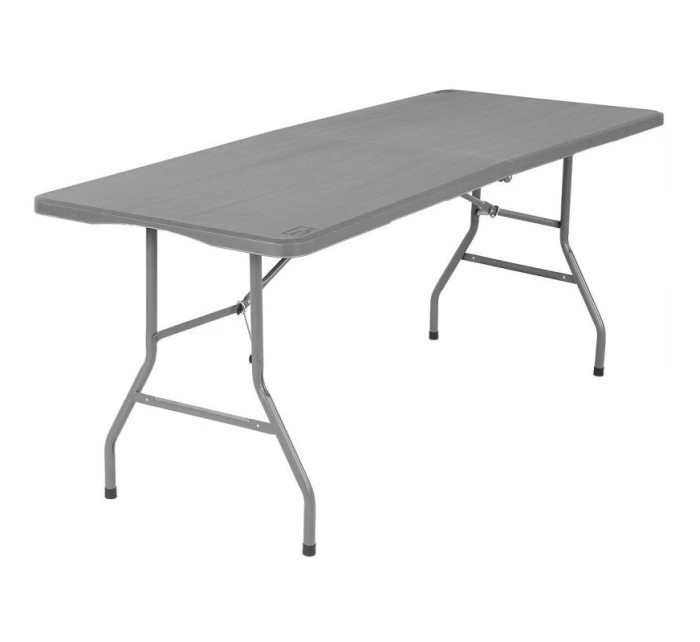 SKLÁDACÍ STOLEK V KABELCE 180x70 cm MAX.100 kg ŠEDÝ