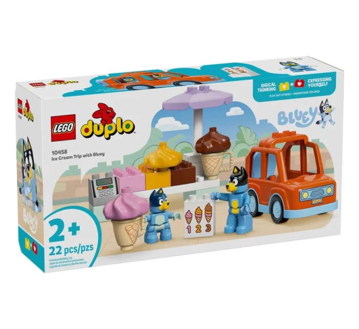 LEGO DUPLO Bluey 10458 Zmrzlinový výlet s Blueem
