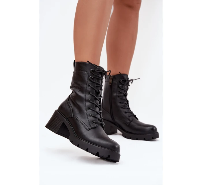 Dámské workery na černé model 21708027 - VINCEZA Dámské workery na černé model 21708027 - VINCEZA