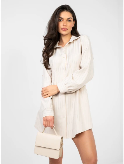 Sukienka IT SK model 22011380 jasny beżowy - FPrice