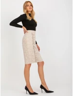Sukně LK SD 506633.11 béžová