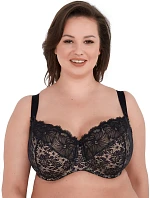 Dámská podprsenka bez kostice BSM534 černá - Gaia