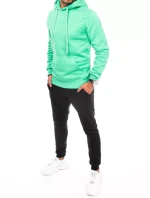 FashionStreet pánská mátová a černá tepláková souprava AX0642